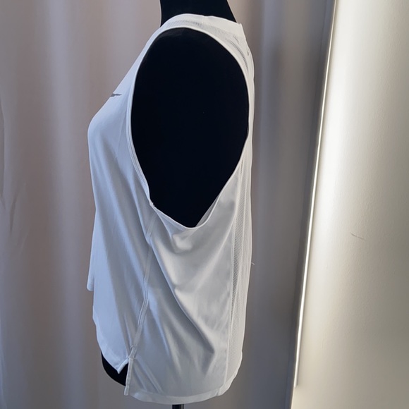 2/$15 Nike Dri-fit white tank top - Picture 2 of 7